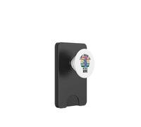Retro Lindo Rinoceronte I Can't Imagine Life Without Wine PopSockets PopWallet para MagSafe