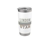 Retro Londres Utah Vaso térmico de acero inoxidable de doble pared