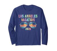 Retro LOS Angeles Vacation 2026 Viaje Crucero Vacay Matching Manga Larga