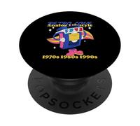 Retro Love - Estilo de Vida analógico 1970s 1980s 1990s (gráfico) PopSockets PopGrip Adhesivo
