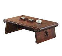 Retro Low Table Coffee Table Japanese Tatami Table Living Room Zen Tea Table Coffee Table Suitable For Bay Window (Size : 60x40x30cm)