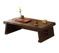 Retro Low Table Foldable Coffee Table Japanese Tatami Table Living Room Zen Tea Table Coffee Table Suitable For Bay Window (Size : 80x50x30cm)