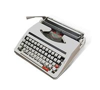 Retro Machinery - Máquina de escribir manual en inglés antiguo, tradicional portátil, acabado vintage, máquinas de escribir antiguas para notas, cartas o escritura creativa