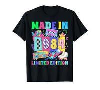Retro Made in 1984 Edición Limitada 80s 90s Tema Hombres Mujeres Camiseta