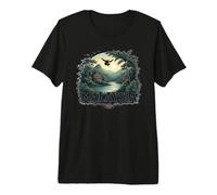 Retro Malasia Paisaje Vintage Souvenir Camiseta Premium