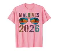 Retro Maldives 2026 Mamá Hija Vacay Crucero Vacaciones Camiseta