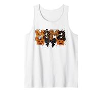 Retro Mama Calabaza Halloween Coqueta Spooky Mama Halloween Camiseta sin Mangas