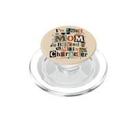 Retro Mamá Humor Cita Ocupado Vida Familiar Todos los días Estado de PopSockets PopGrip para MagSafe
