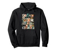 Retro Mamá Humor Cita Ocupado Vida Familiar Todos los días Estado de Sudadera con Capucha