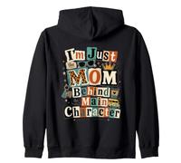 Retro Mamá Humor Cita Ocupado Vida Familiar Todos los días Estado de Sudadera con Capucha