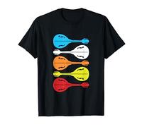 Retro Mandolina Vintage Laúd Americano Música Country Camiseta