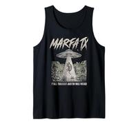 Retro Marfa TX OVNI Alien Yall pensó Que Austin era un Arte extraño Camiseta sin Mangas