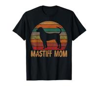Retro Mastín Mamá Mastines Perro Dueño Madre Mastín Mamá Camiseta
