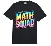 Retro Math Squad I Teach Counting Crew Teacher Think G omfort Colors Adult Heavyweight T-Shirt