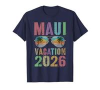 Retro MAUI Vacation 2026 Viaje de Viaje a Hawái a Juego con mamás Camiseta