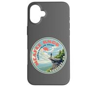 Retro McAfee Knob Appalachian Trail Roanoke Hiking Carcasa para iPhone 16 Plus