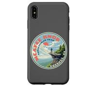 Retro McAfee Knob Appalachian Trail Roanoke Hiking Carcasa para iPhone XS MAX