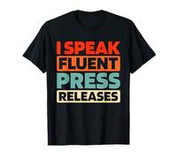 Retro Medios De Comunicación - Vintage Responsable De Prensa Camiseta