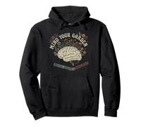 Retro Mes de Concientización sobre la Salud Mental Cerebro Estética Sudadera con Capucha