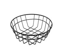 Retro Metal Fruit Basket - Wire Vegetable Holder, Portable Mini Picnic Container, Kitchen Decor Storage | Produce Display Arrangement, Indoor Outdoor Serving, Countertop Organization, Dining Table