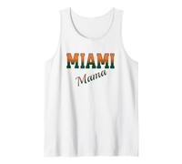 Retro Miami Mama Vintage Design Classic Cute Miami Mama Camiseta sin Mangas