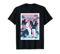 Retro Miami Vice Vibes 80s Estilo Estético Camiseta