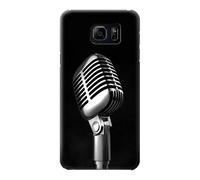 Retro Microphone Jazz Music Funda Carcasa Case para Samsung Galaxy Note 5