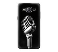 Retro Microphone Jazz Music Funda Carcasa Case para Samsung Galaxy On5
