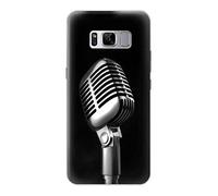 Retro Microphone Jazz Music Funda Carcasa Case para Samsung Galaxy S8 Plus