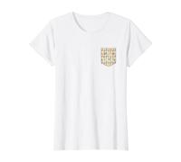 Retro Mid-Century Modern Dog 50's 60's Style Funny Cute Camiseta gráfica económica, Mujer, Blanco, XS