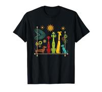 Retro Mid-Century Modern Dog 50's 60's Style Funny Dog Cute Camiseta