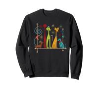 Retro Mid-Century Modern Dog 50's 60's Style Funny Dog Cute Sudadera