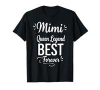 Retro Mimi Best Queen Legend Forever - Orgullosa Mimi Grandma Camiseta