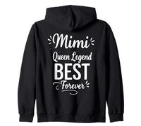 Retro Mimi Best Queen Legend Forever - Orgullosa Mimi Grandma Sudadera con Capucha