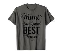 Retro Mimi Queen Legend Best Forever - Orgullosa Mimi Grandma Camiseta