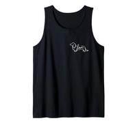 Retro Minimalist Line Art Long Haired Dachshund Pocket Love Camiseta sin Mangas