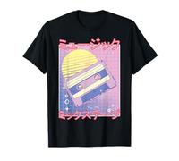 Retro Mix Tape 80s Vaporwave Estética Japonesa Otaku Kawaii Camiseta