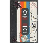 Retro Mixtape Notebook - 6” x 9”, 100 Lined Pages, Inspired by 80s Vibes & ST Aesthetic