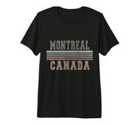 Retro Montreal Canadá Camiseta Premium