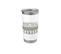 Retro Montreal Canadá Vaso térmico de acero inoxidable de doble pared