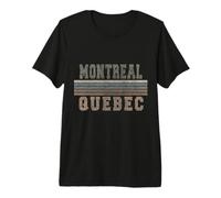 Retro Montreal Quebec Canadá Camiseta Premium