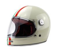 RETRO MOTO CASCO INTEGRAL CASCO FIBRA DE VIDRIO MOTO CARRERA CASCO VIPER F656
