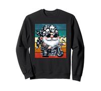 Retro Motorcycle Grandpa GNOME For Biker Vintage Dad Life Sudadera