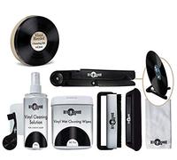 Retro Musique Kit completo de limpieza de discos de vinilo, alojado en una lata de metal retro. Incluye todo lo que puedas necesitar! Pincel para lápiz capacitivo, cepillo antiestático de fibra de
