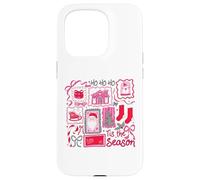 Retro Navidad Patchwork Holiday Ho Ho Ho Tis The Season Carcasa para iPhone 15 Pro