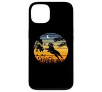 Retro Night Garden Sunset Nature Old English Bulldog Lover Carcasa para iPhone 13