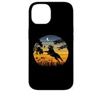 Retro Night Garden Sunset Nature Old English Bulldog Lover Carcasa para iPhone 14