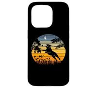 Retro Night Garden Sunset Nature Old English Bulldog Lover Carcasa para iPhone 15 Pro