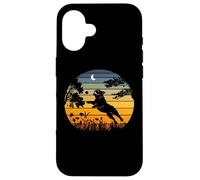 Retro Night Garden Sunset Nature Old English Bulldog Lover Carcasa para iPhone 16