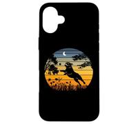 Retro Night Garden Sunset Nature Old English Bulldog Lover Carcasa para iPhone 16 Plus